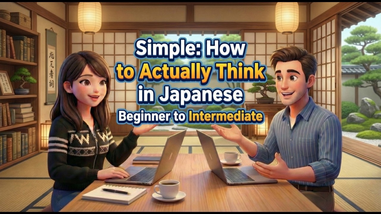 Simple: How to Actually Think in Japanese Beginner