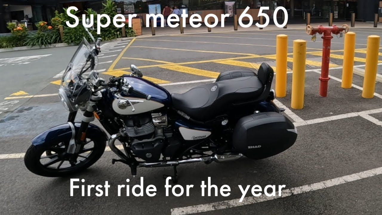 Super Meteor 650 - First ride for the year