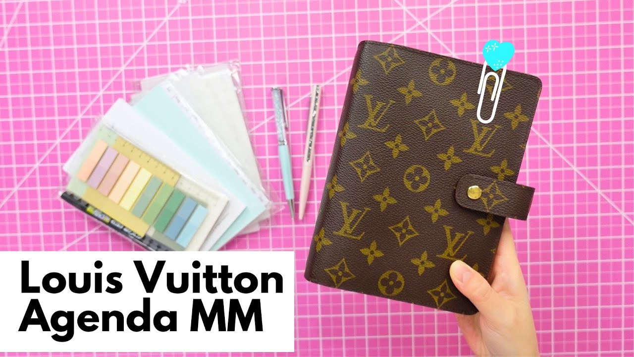 Louis Vuitton Agenda MM Planner Setup (affordable inserts!)