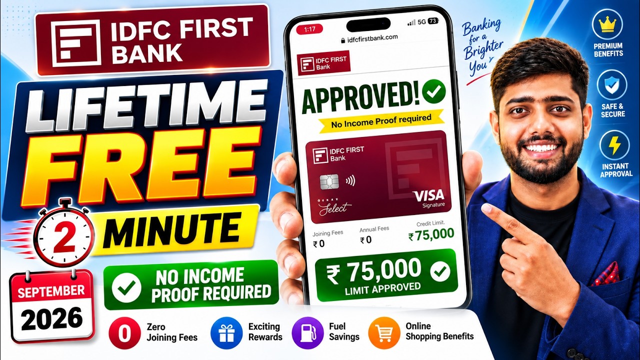 How to Apply for an IDFC First Bank Credit Card Online | IDFC Credit Card Application Process