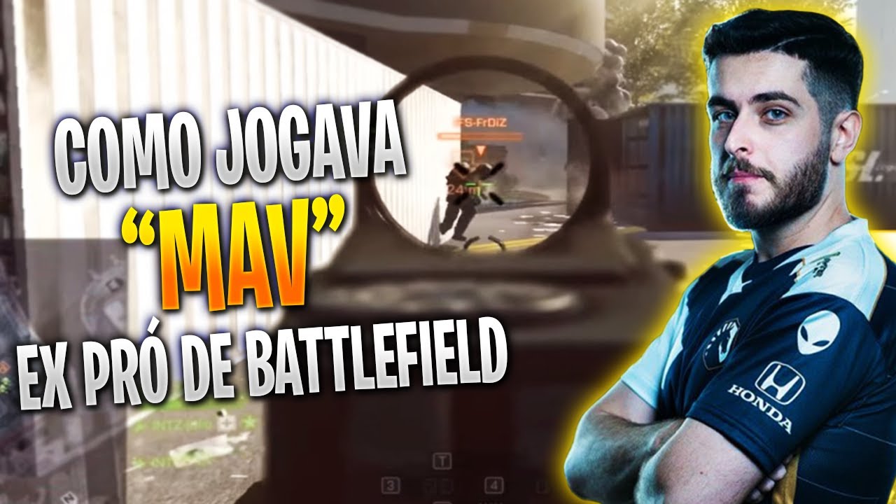Como JOGAVA um PRÓ PLAYER de BATTLEFIELD: @mavfps  #React