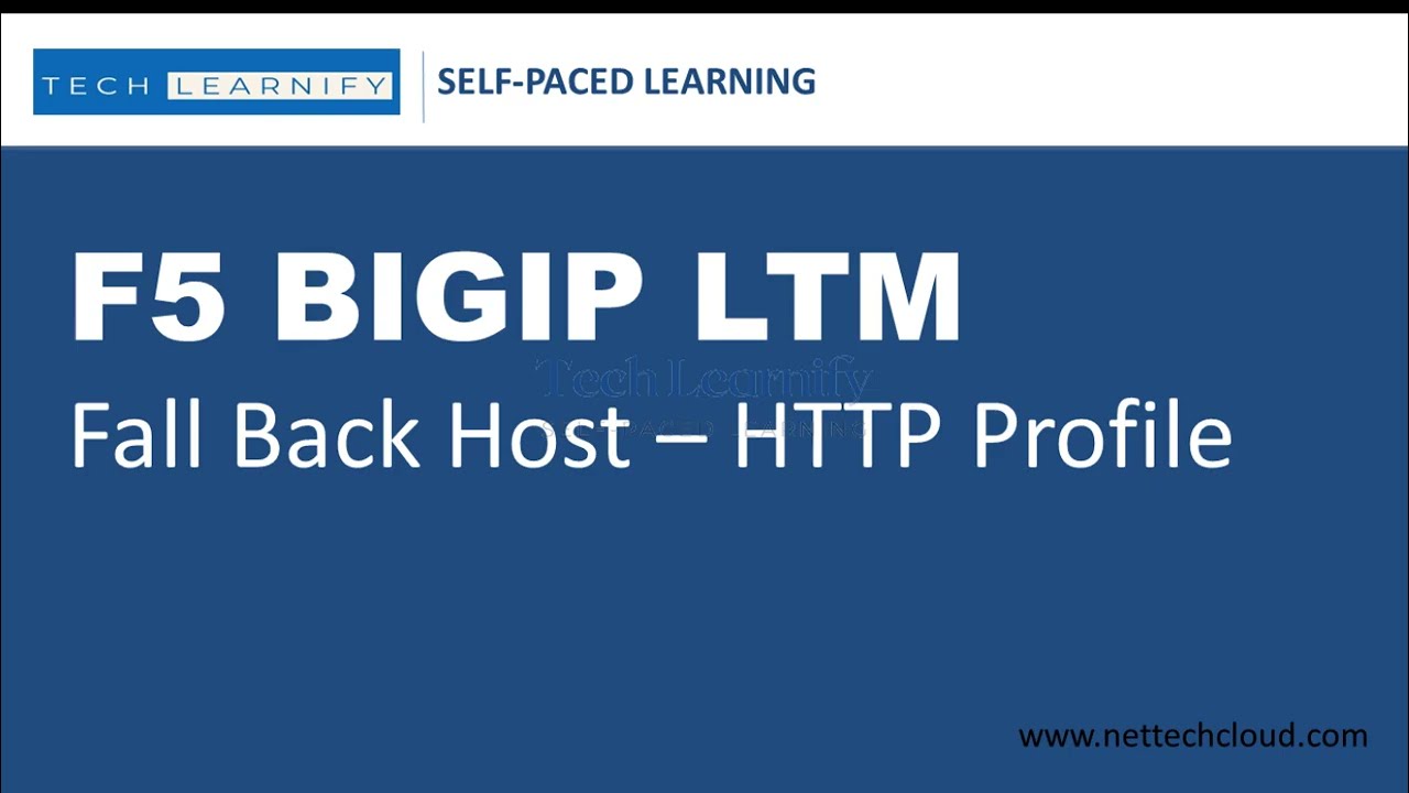 Резервный хост F5-BIGIP LTM | Профиль HTTP