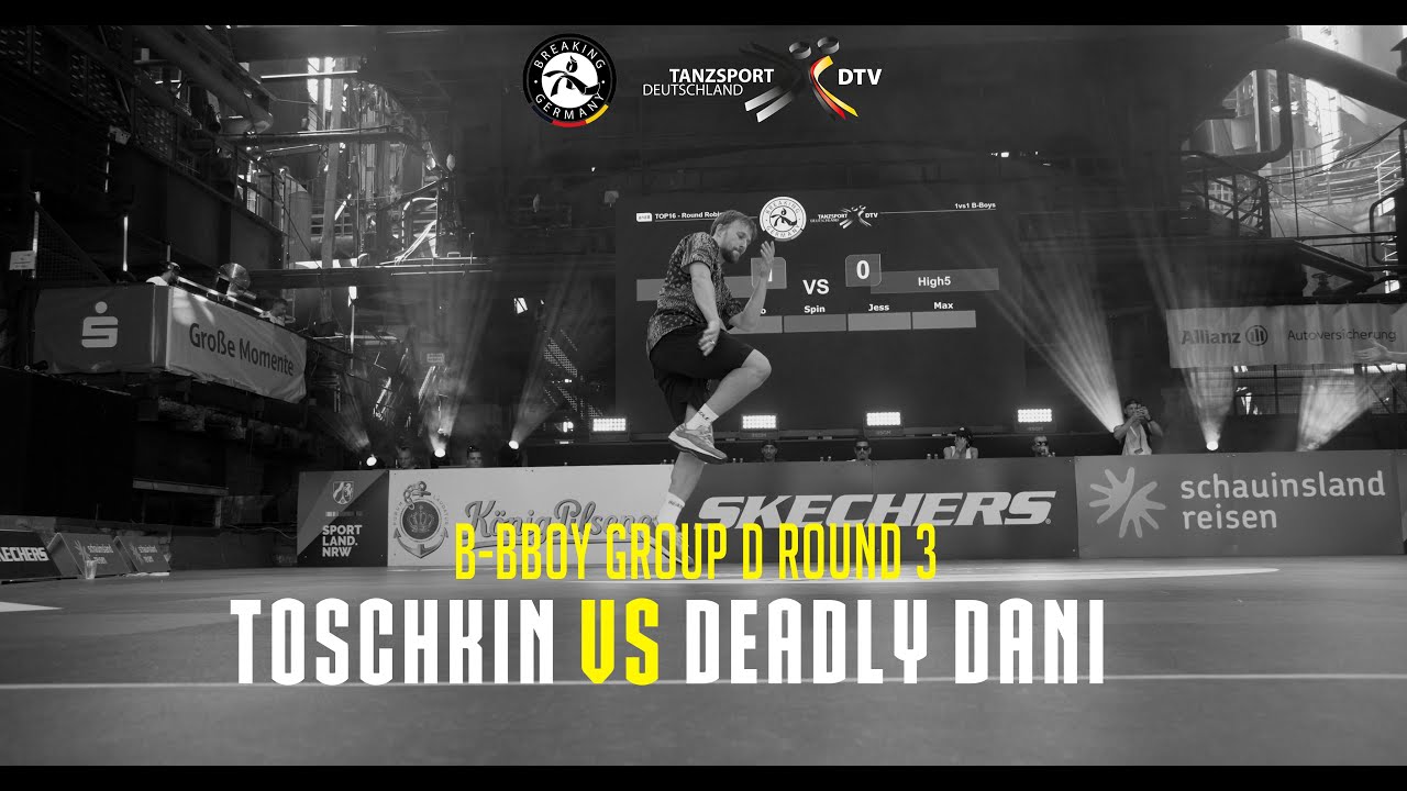 Die Finals 2023: Toschkin vs Deadly Dani | B-BOY GROUP D ROUND 3 | GERMAN BREAKING CHAMPIONSHIP