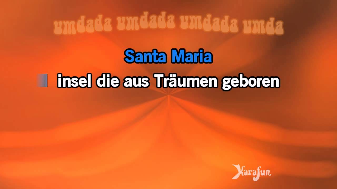 Karaoke Santa Maria - Roland Kaiser *