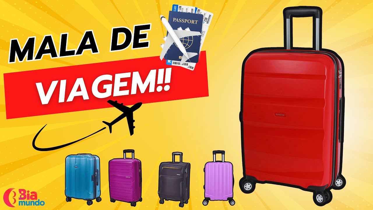 [2024]⭐ As 5 Melhores MALA de Viagem 2024 - Firme, resistente e compacta!⭐