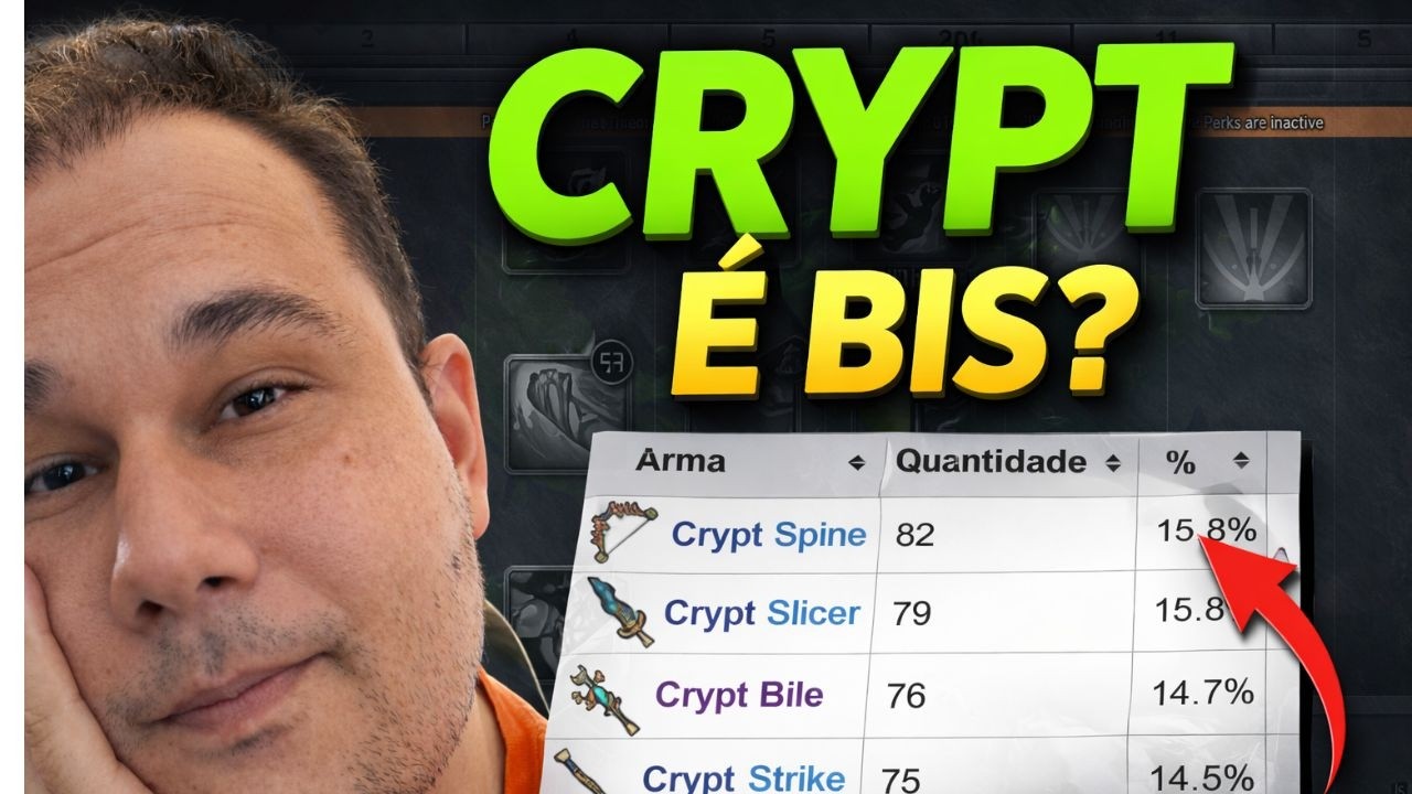 Sabor Item Bis? Veredito sobre os Itens Crypt! Todas Vocações