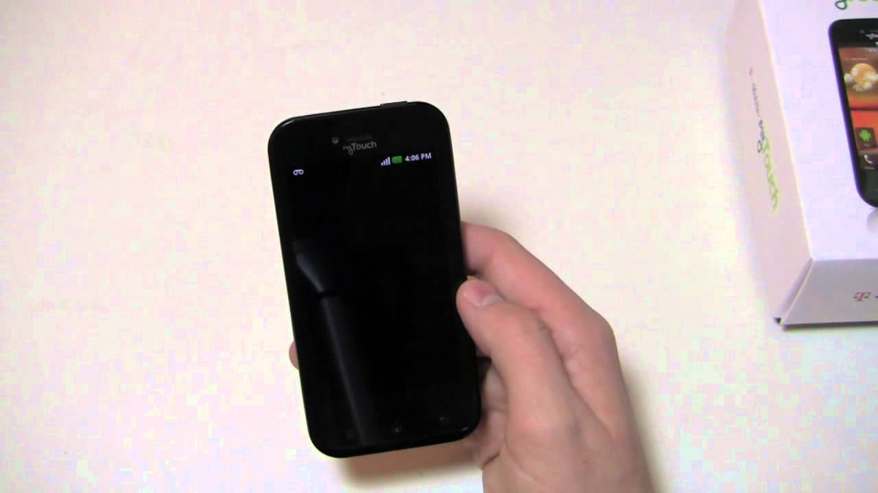 T-Mobile myTouch Unboxing