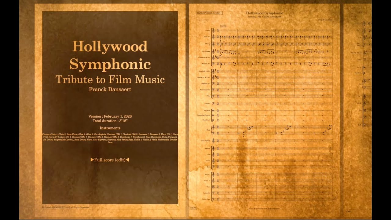 Hollywood Symphonic (Original Composition) | MUSIC FOR ORCHESTRA - SYMPHONIC FILM MUSIC