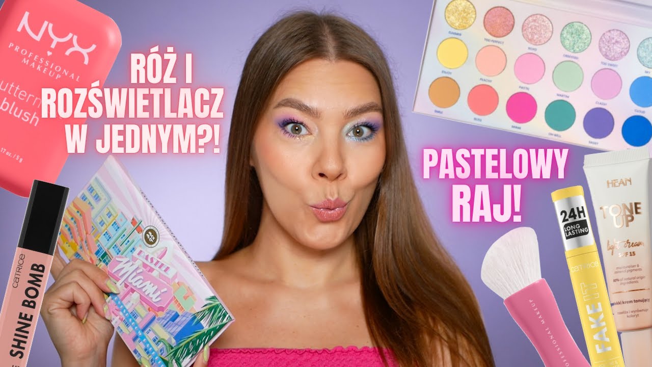 VIRALOWY RÓŻ od NYX! 🔥 Prawdziwa gratka dla fanów PASTELI! 🌈 Rewelacyjny TANI TUSZ!