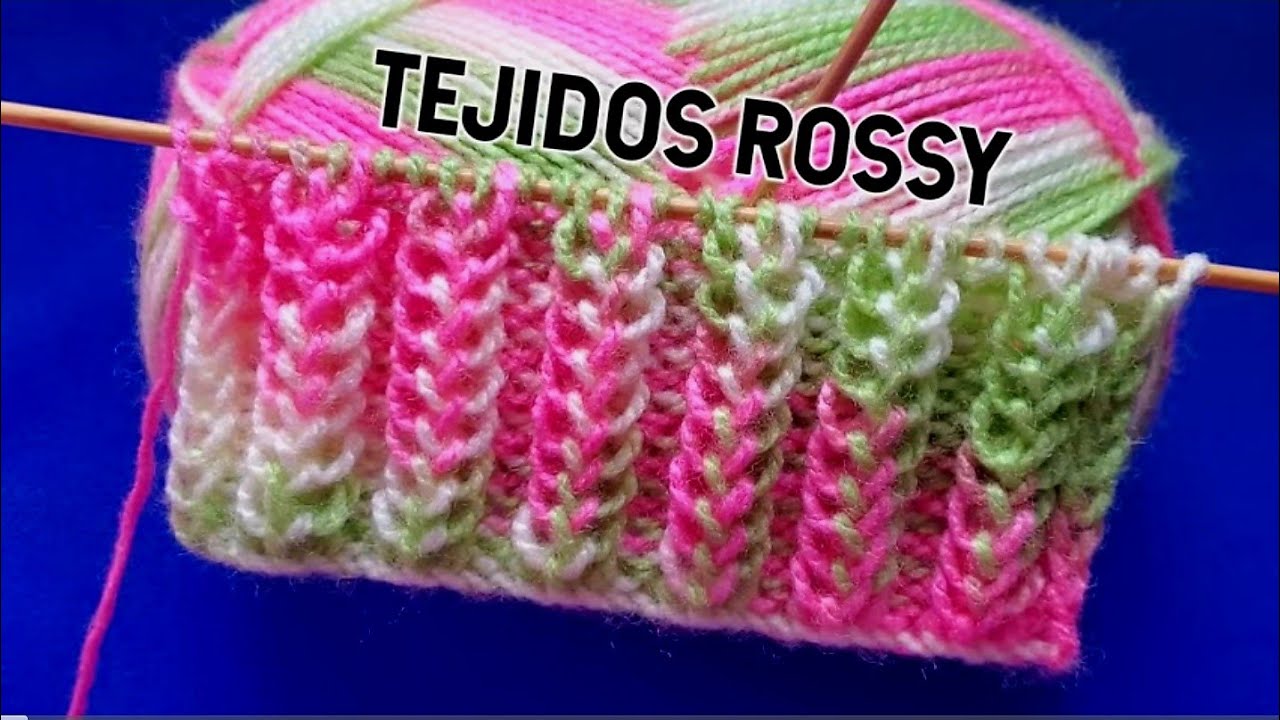 HERMOSO PATRÓN🌸PARA TEJER CHOMPAS CHALECOS SUÉTER  / TEJIDOS ROSSY #tejido #TejidoCreativo #crochet 
