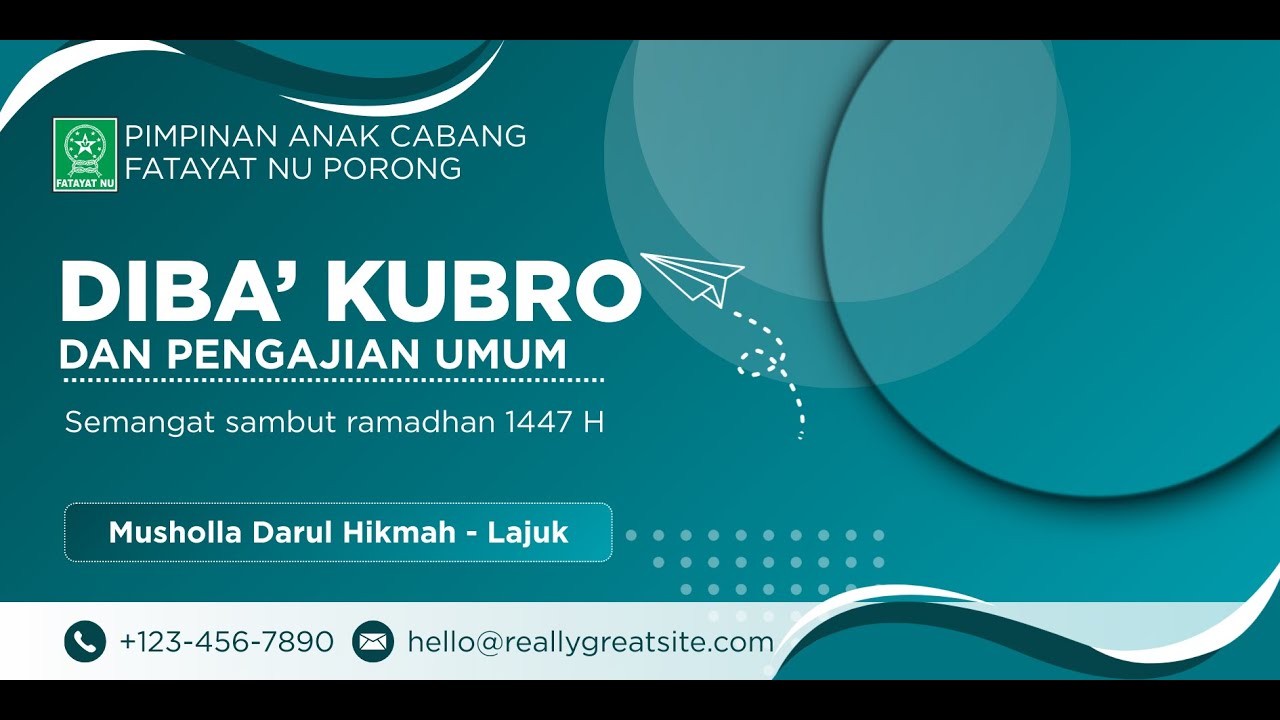 NING HJ ANIS KHOIRIYAH AFIF, M.Pd.I || DIBA' KUBRO PAC FATAYAT NU PORONG AHAD 08 FEBRUARI 2026