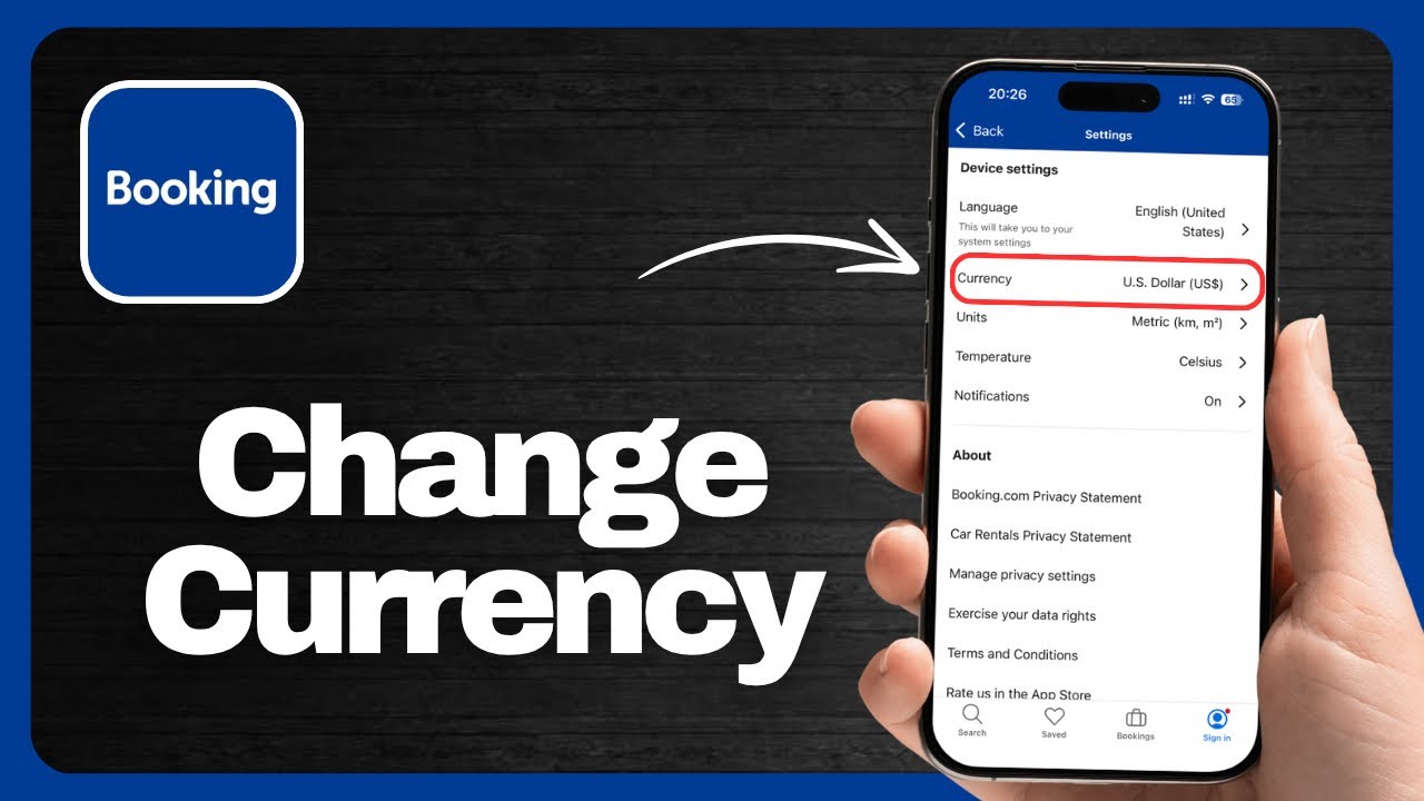 How to Change Currency In Booking.com App