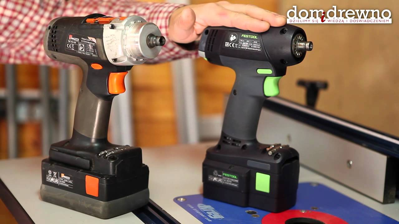 003. Test wkrętarek akumulatorowych Festool T 18+3 oraz Protool PDC 18-4 TEC LI