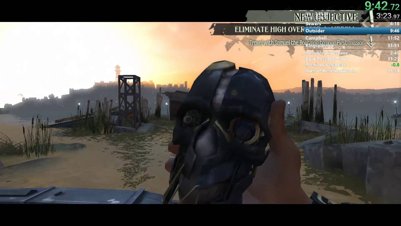Dishonored Any% (Yes) Speedrun in 33:37