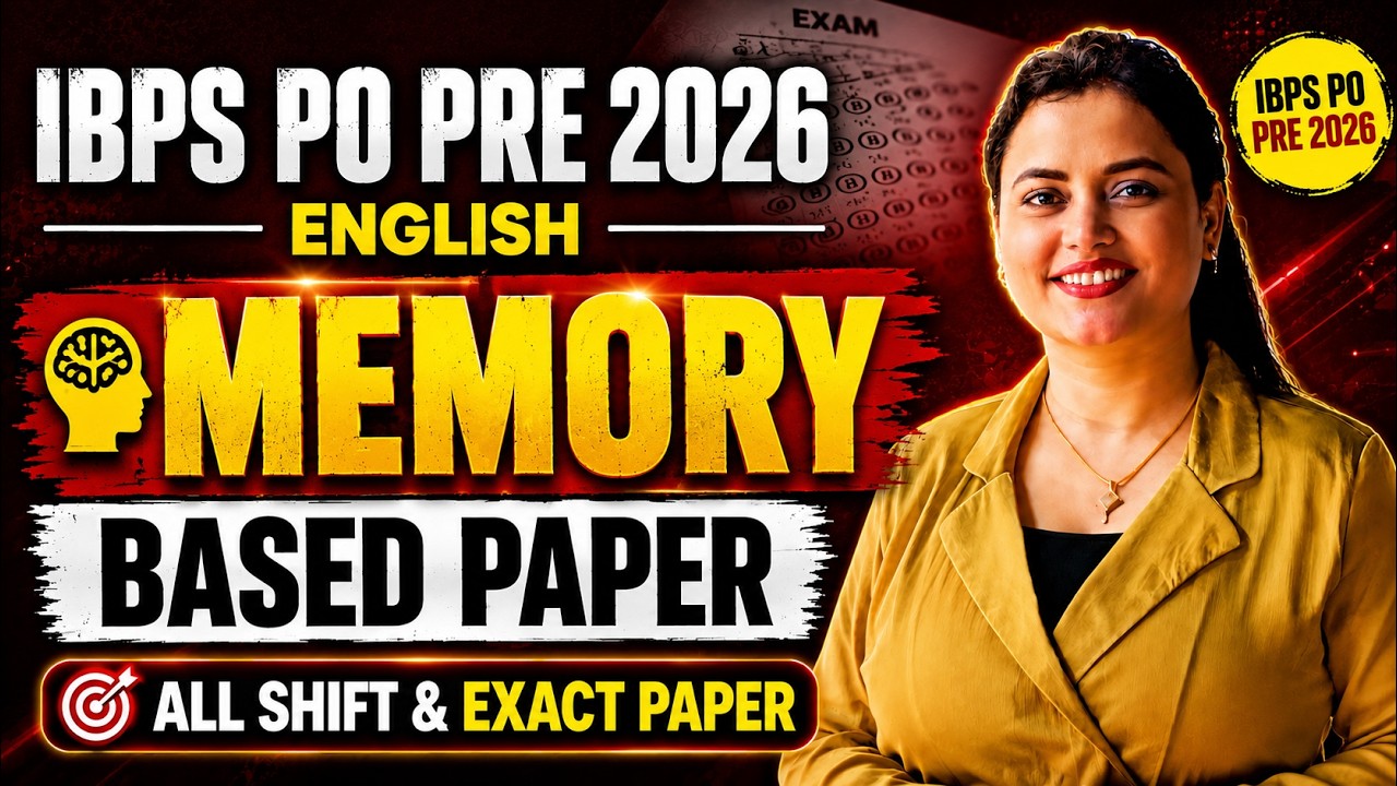 IBPS PO Prelims 2026 English Memory Based Paper | All Shifts | IBPS PO English Prelims Analysis