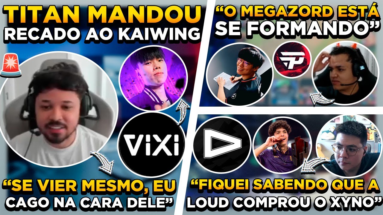 TITAN DEIXA RECADO AO NOVO SUP DA KEYD ! CARIOK RESPONDE SOBRE WIZER ! ESA REVELA INFO BASTIDOR LOUD