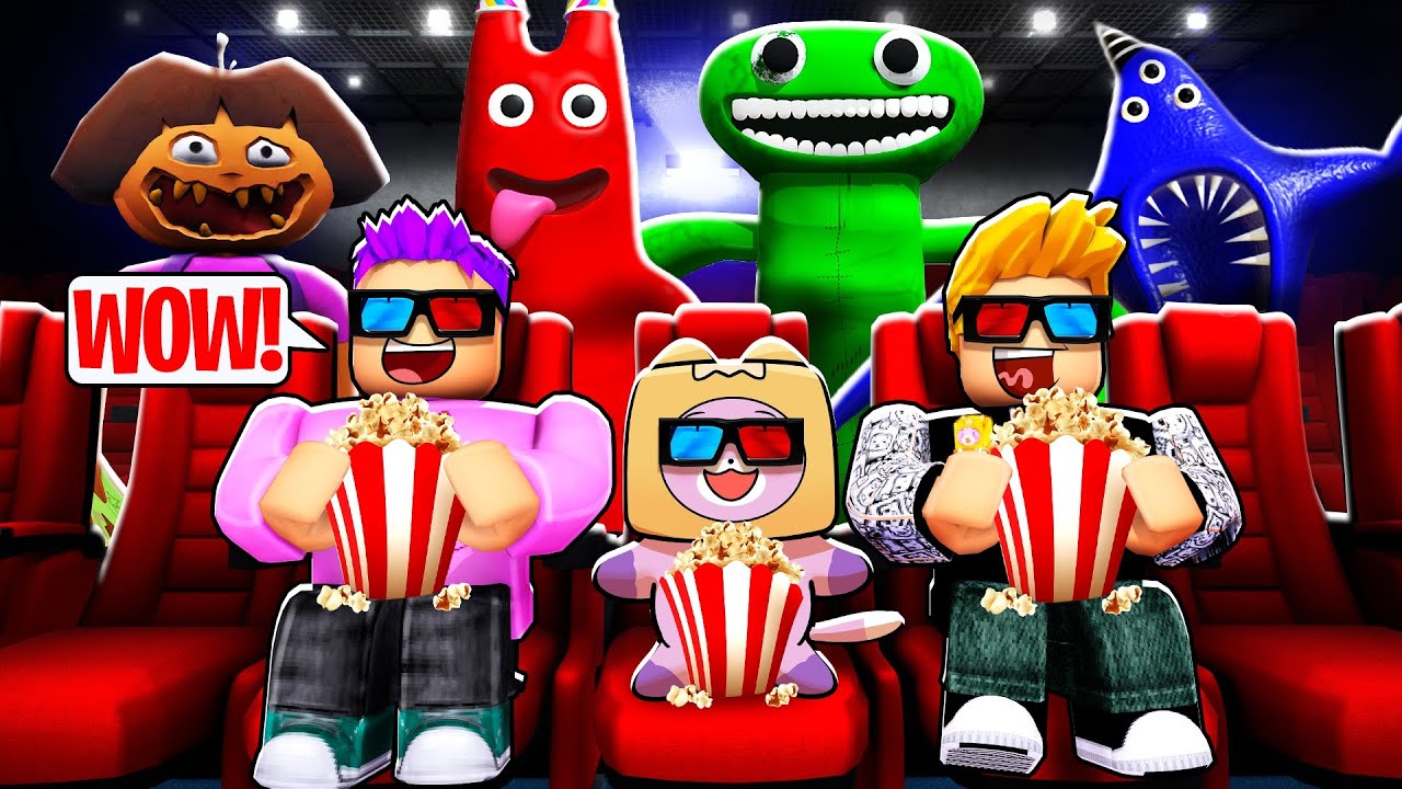 Мы Сходили в КИНОТЕАТР ROBLOX...!? (Можно Бесплатно Смотреть Фильмы ROBLOX!?)