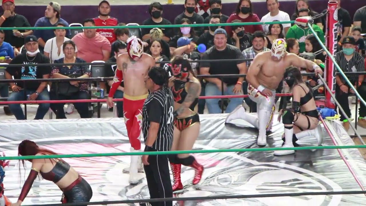 Lady Flammer se enfrenta a su esposo The Tiger después de Triplemanía XXX