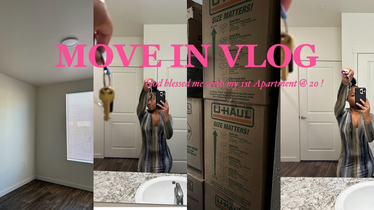 MOVING INTO MY 1ST APARTMENT @ 20 !! + tour + vlog | noryanna