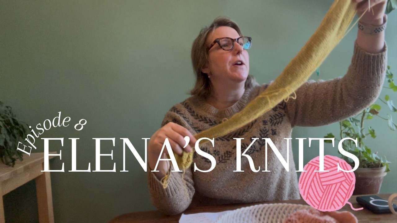 Elena's knits, episode 8. Potato chip socks, packing my knits for Montreal