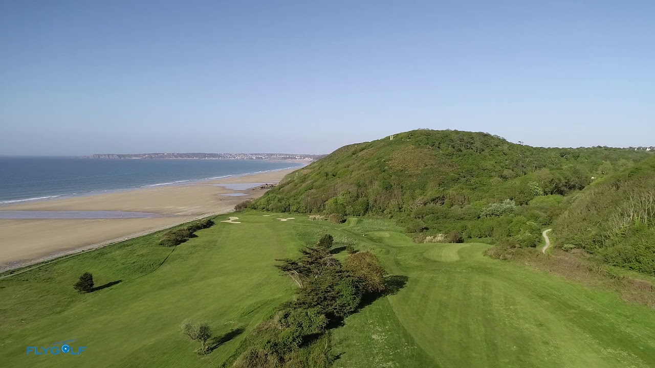 Golf Pléneuf-Val-André / Côte de Penthièvre / St-Brieuc / Côtes-d'Armor / Bretagne / Drone FlyGolf