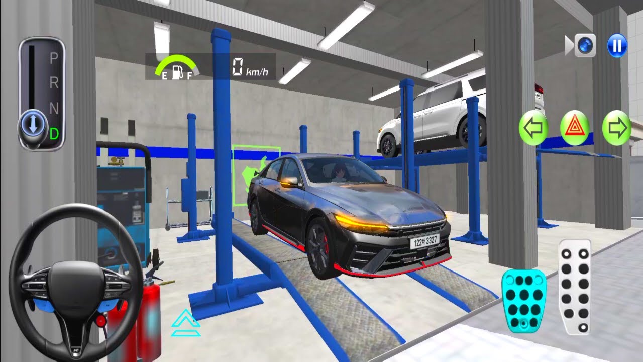 New Hyundai Elantra N In Auto Repair Shop - 3D Driving Class 2026 - Android Gameplay Car Games