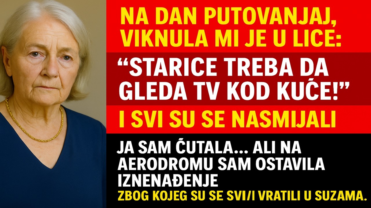 „Urušićeš sve sa svojim umornim licem“, kćerka je viknula na aerodromu — i ostavila me sa koferom...