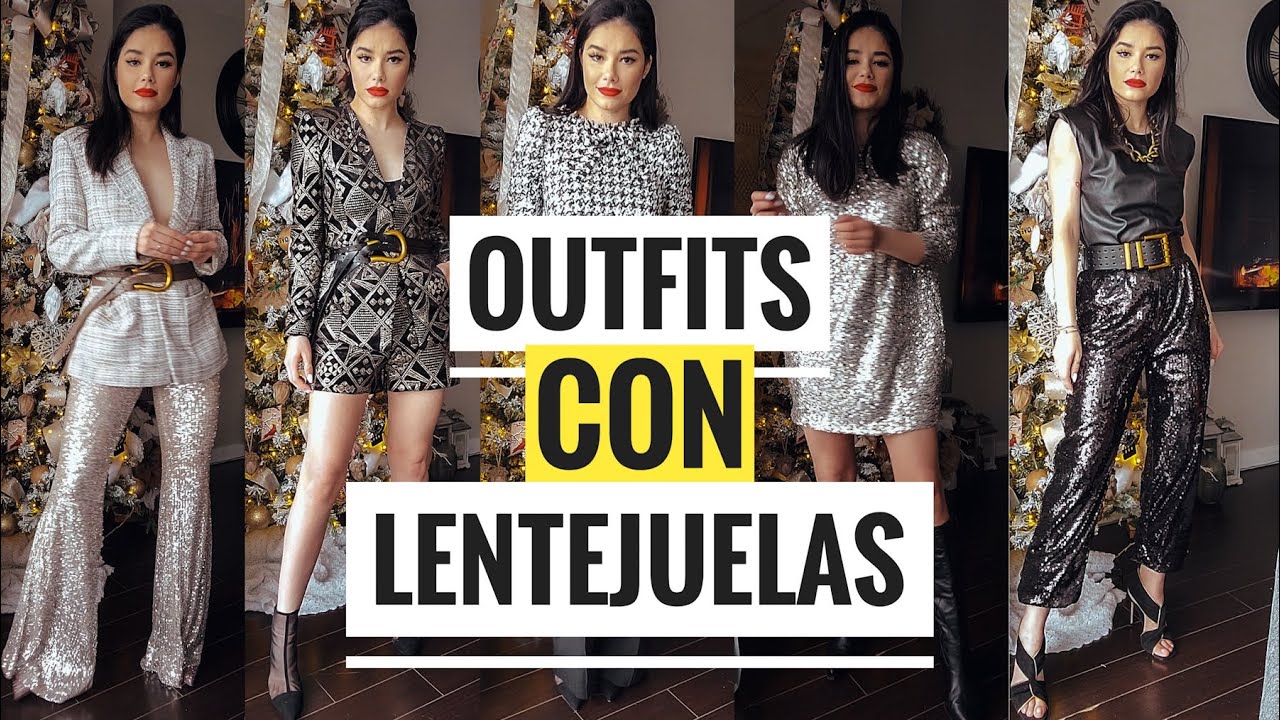 OUTFITS CON LENTEJUELAS| OUTFITS PARA LAS FIESTAS DICIEMBRE 2021| COLAB CON GRETTEL ⭐️YISSEL G⭐️