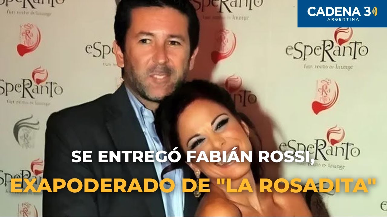 SE ENTREGÓ FABIÁN ROSSI, EXAPODERADO DE 