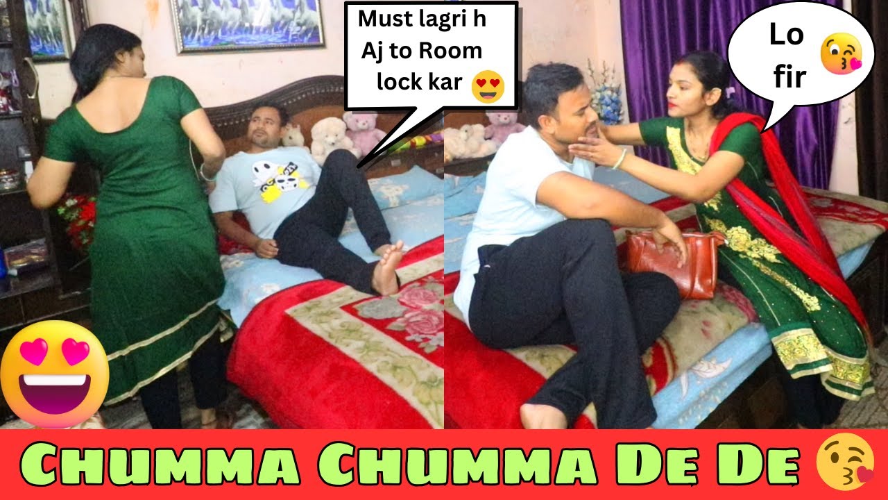 Chumma Chumma De De Prank On Wife😘 | Romantic Prank On Wife🤣 | Prank Video |  Arti Daksh Official