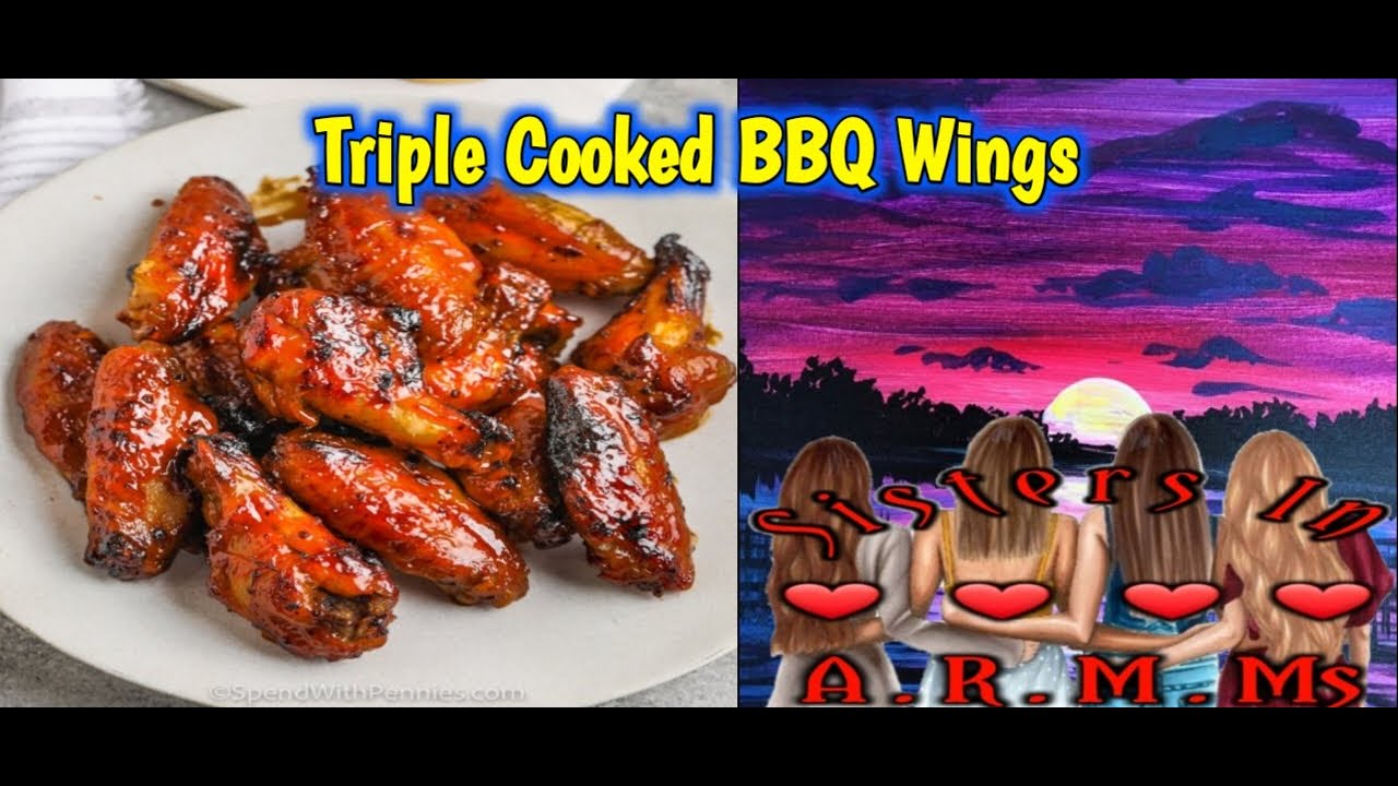 My Recipe On Triple Cooked BBQ Wings