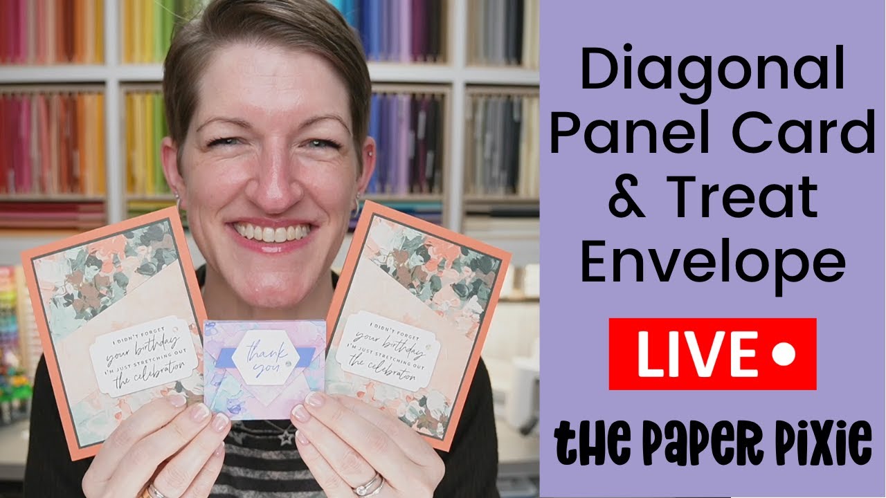 🔴 Diagonal Panel Card & Treat Envelope - Episode 268