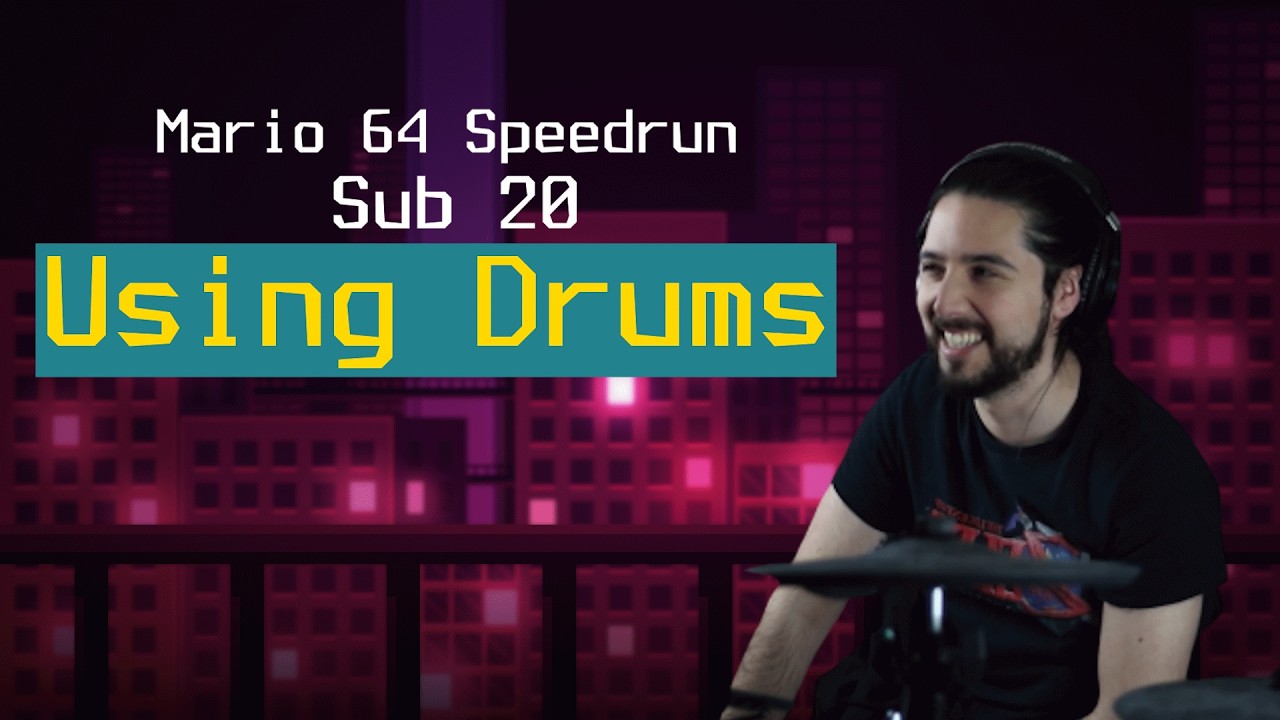 How this Speedrunner got a World Record using Drums
