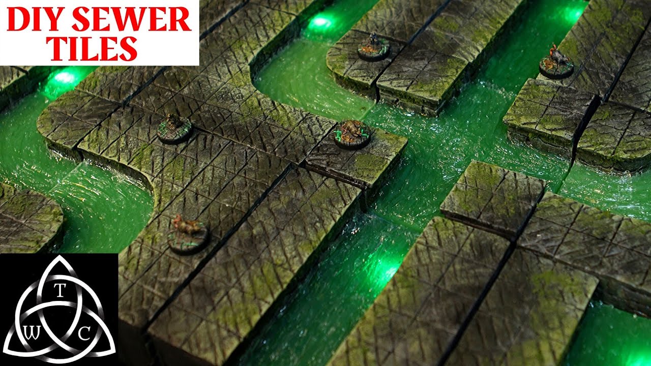 DIY LED Sewer Tiles for Dungeons & Dragons