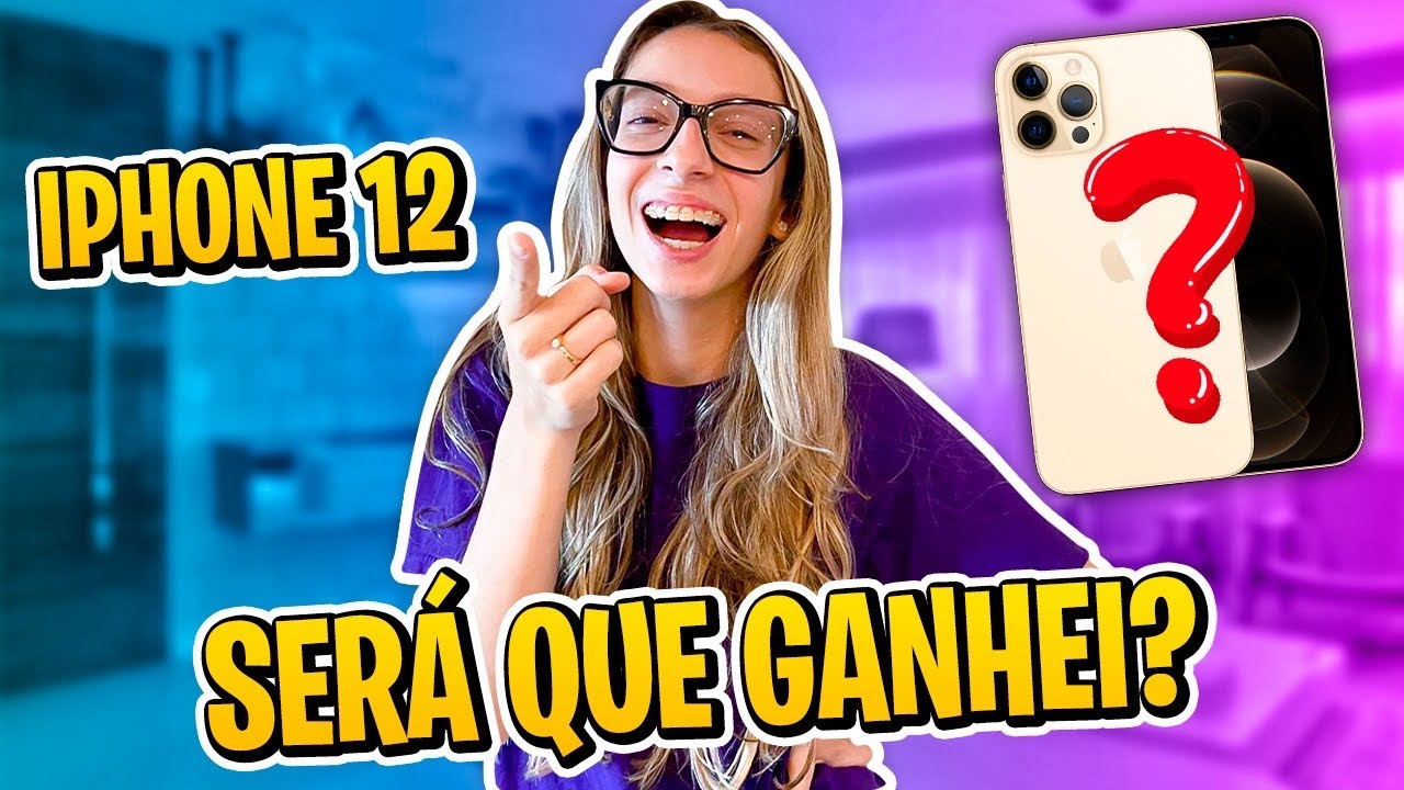 SERÁ QUE GANHEI O IPHONE 12 PRO MAX? DESAFIO TENTE NÃO RIR E GANHE UM IPHONE 😫