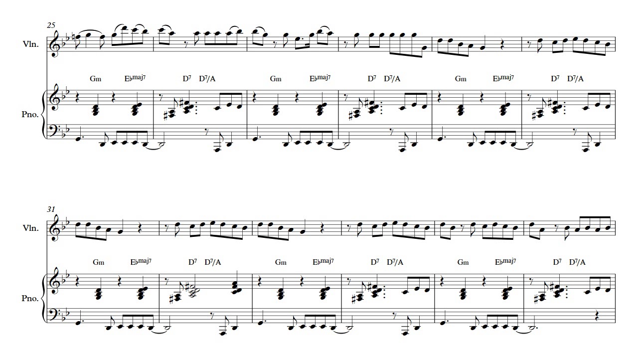 Camila Cabello ~ Havana (Violin sheet music