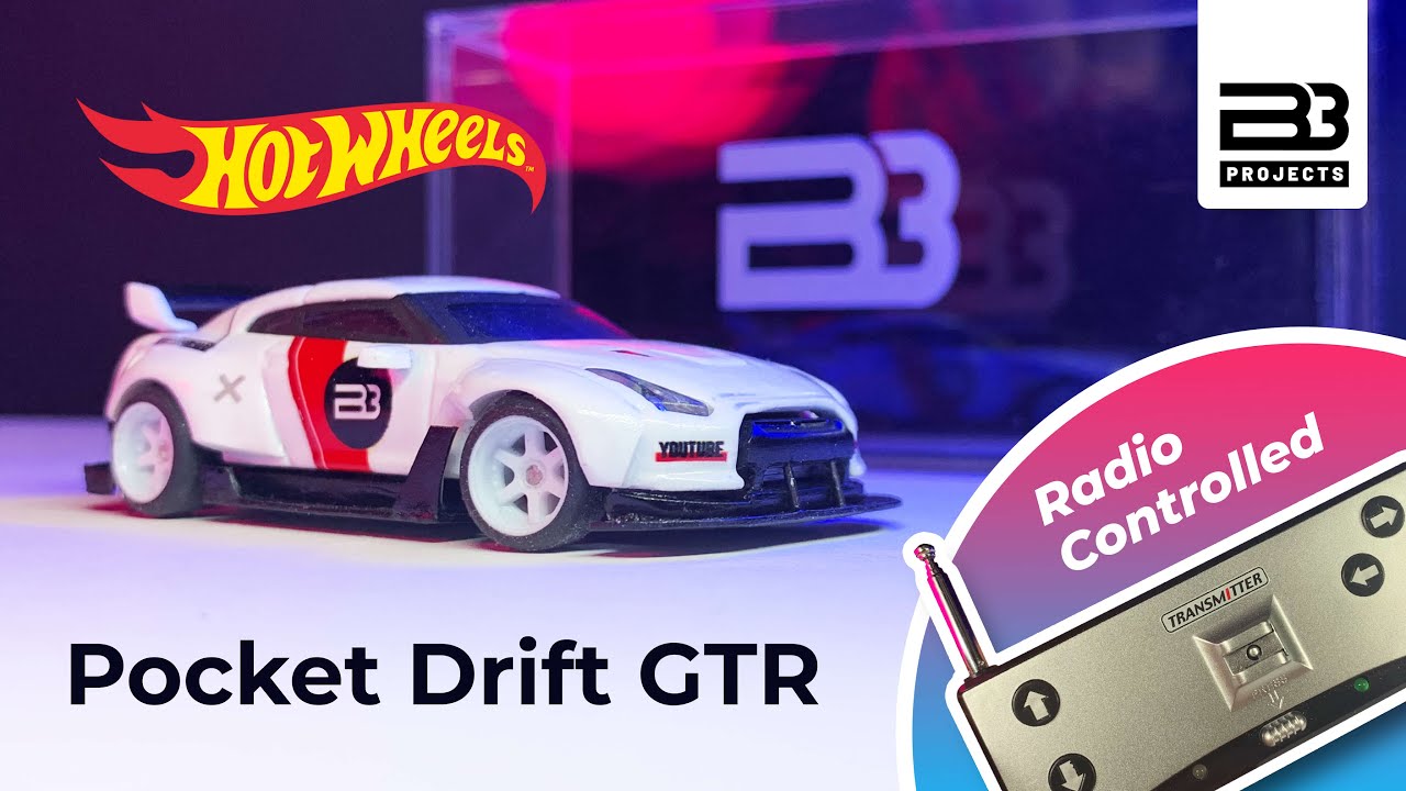 Building a Pocket RC Nissan GT-R R35 Widebody From a Cheap $10 Aliexpress Toy (Hotwheels Custom)