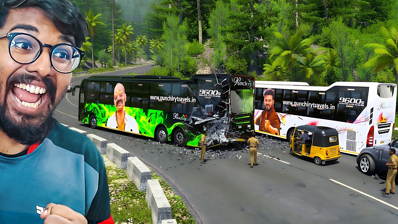 ILLEGAL MOVES? 😱 Fahad vs Vijay ETS2 Kerala KSRTC Bus Race Exposed!