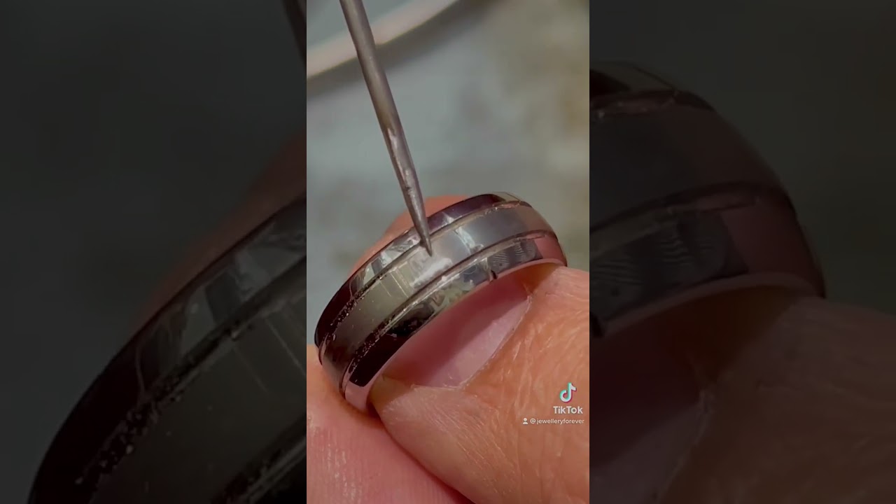 How to cut or break a Tungsten ring…. Jewellery repair, fix jewellery,