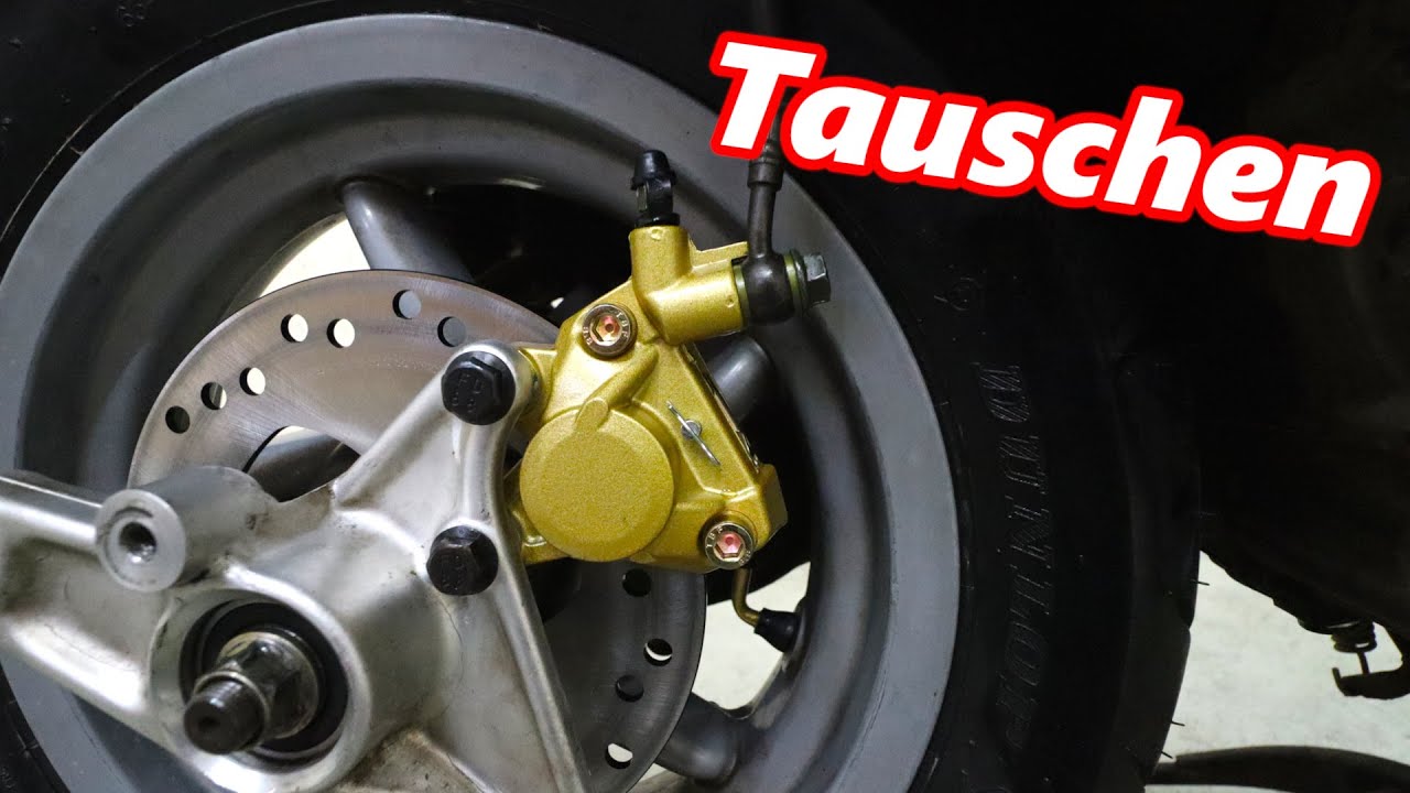 BREMSSATTEL TAUSCHEN - Roller Aprilia Leonardo 150