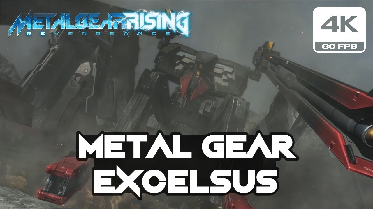 Metal Gear Rising Revengeance - Metal Gear Excelsus Boss Fight (4K 60FPS PC High Graphic Settings)