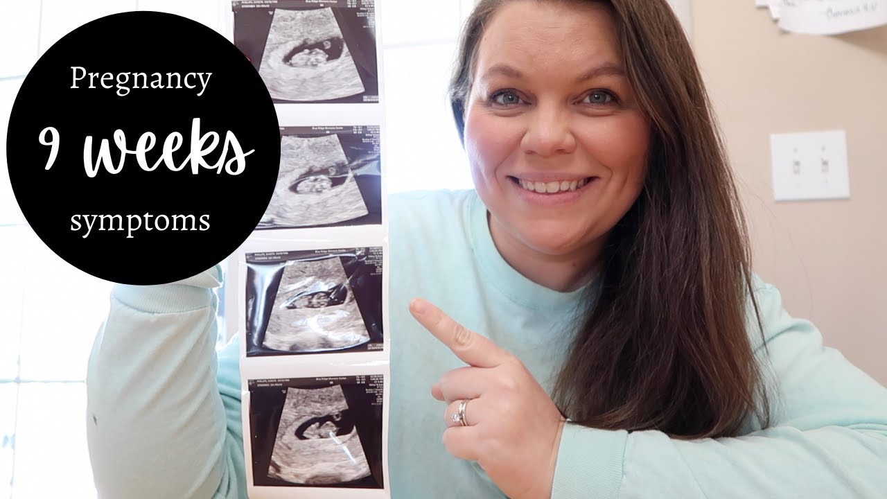 9 WEEKS PREGNANT || ULTRASOUND AND PREGNANCY SYMPTOMS || SNEAK PEEK TEST UPDATE