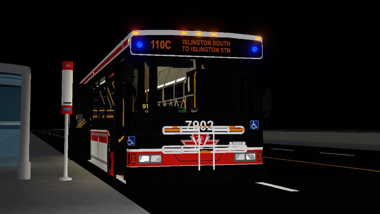TTS / TTC (Roblox): 2006 OBI Orion VII 07.501 (ISL) 7902 on the 110C Islington South to Lake Shore!!