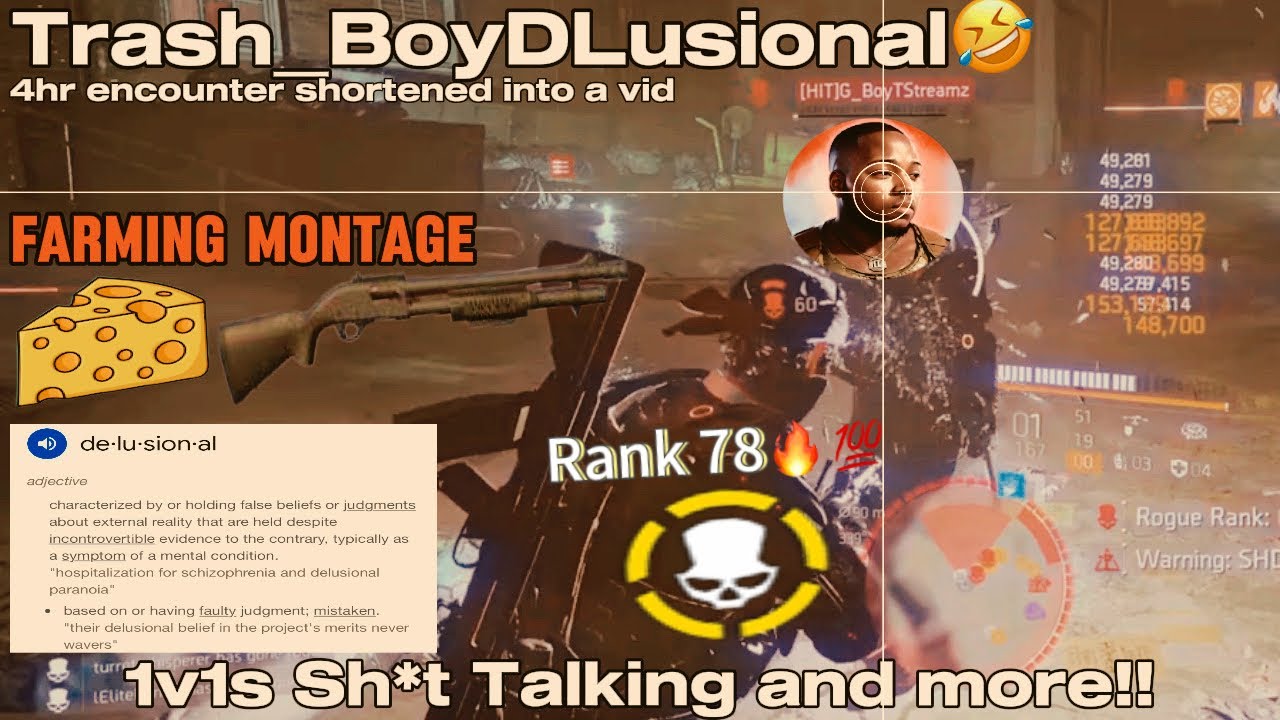 The Division 2 I Gboy Farming Montage I Crits and Headshots I TU20