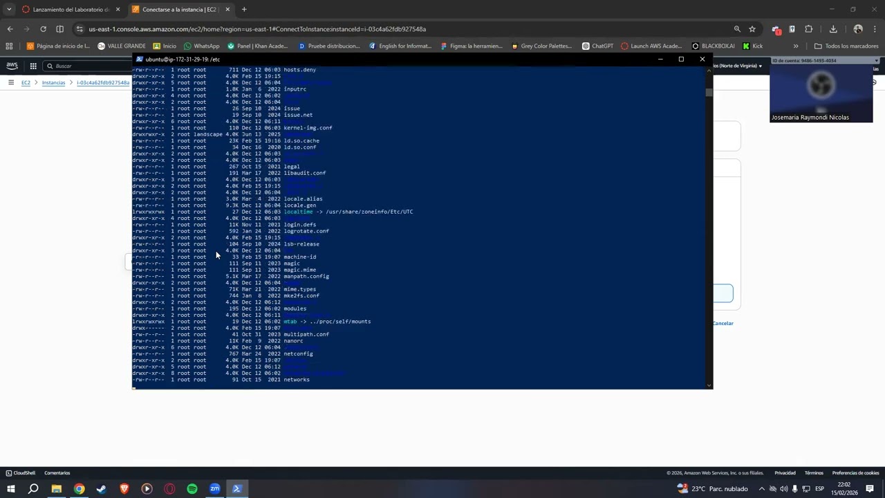 Uso de comando Linux