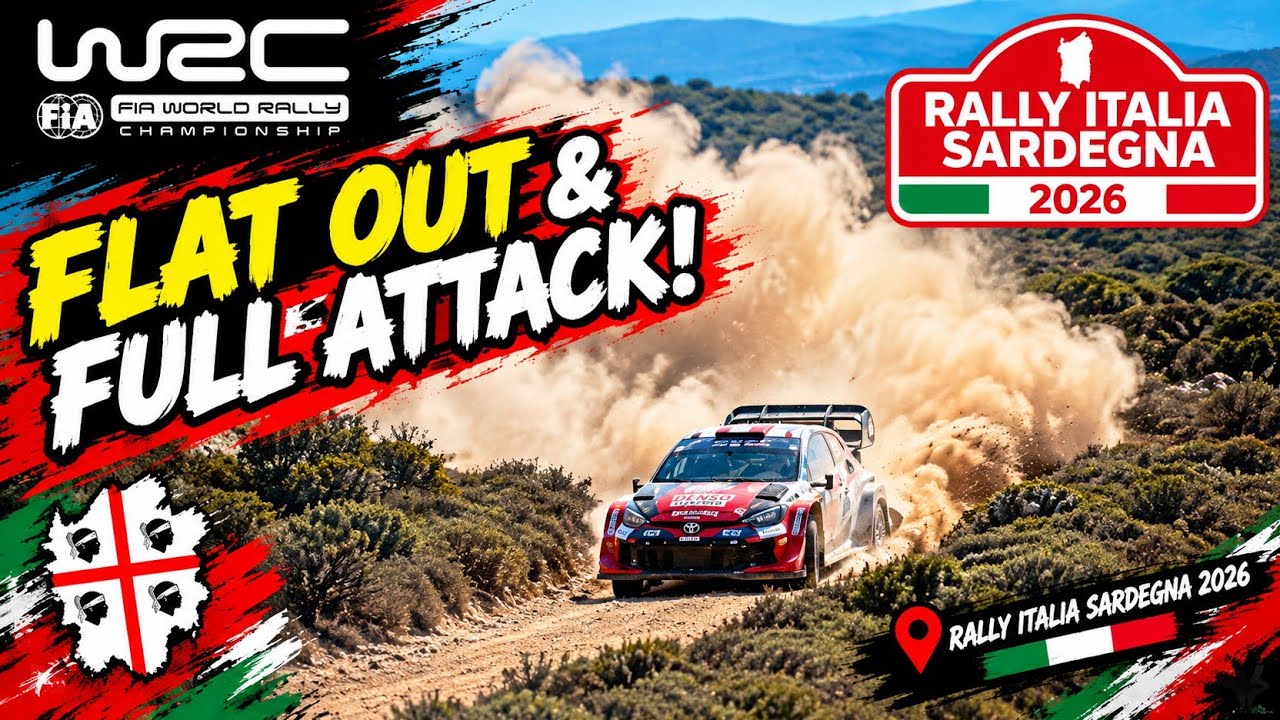 WRC FLAT OUT! 🔥 FULL ATTACK at Rally Italia Sardegna 2026 🇮🇹 | Insane Gravel Action