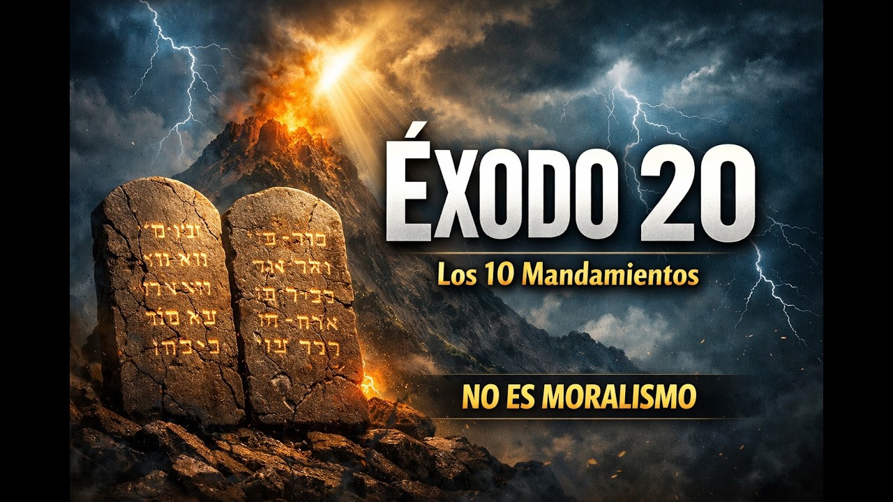 Éxodo 20 NO es Moralismo: El Día que Dios Te Sacó de Egipto