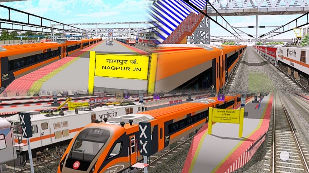 Nagpur To CSMT Mumbai Vande Bharat Express Journey// Train Simulator Game// Indian Railways 🇮🇳//