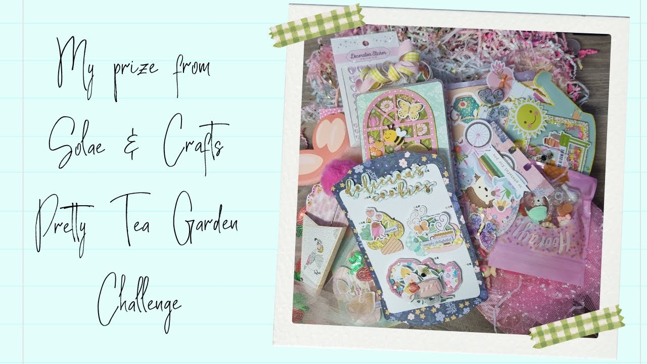 Winning Pretty Tea Garden challenge prize from @Solaeandcraft