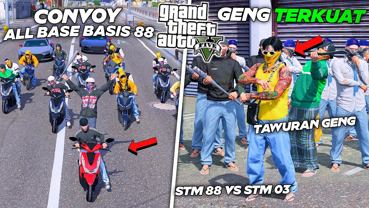 Aku Menjadi BRANDALAN SEKOLAH Sampe JADI KETUA GANGSTER Paling Di TAKUTI Di GTA 5